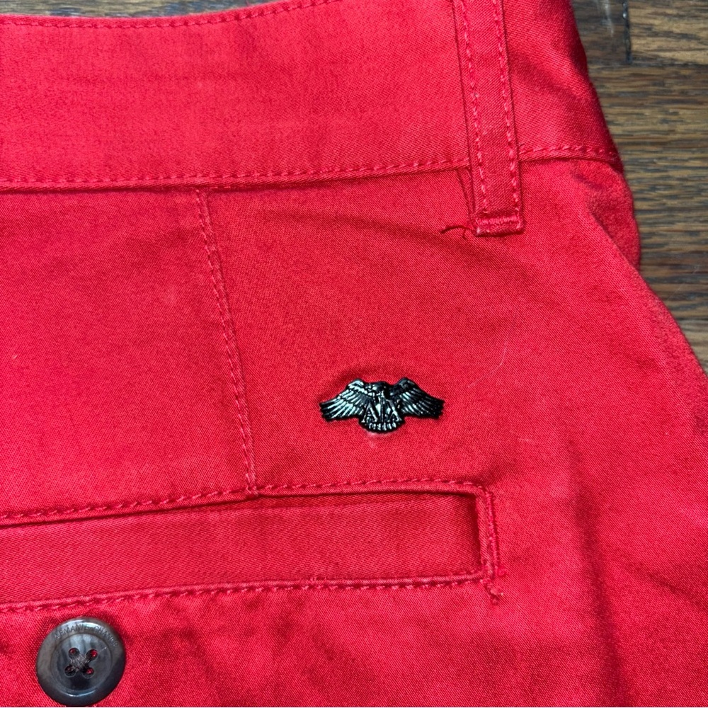 A|X Armani Exchange Men’s Red Pants 100% Cotton Size 33 - Picture 10 of 14